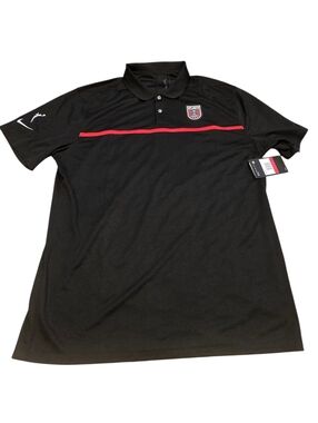 Nike Men's Large WNBA Black Atlanta Dream Polo Dri Fit New With Tags
